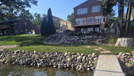 Lakeside Rock Wall